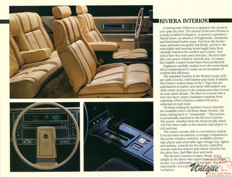 1986 Buick Riviera Canadian Brochure Page 4